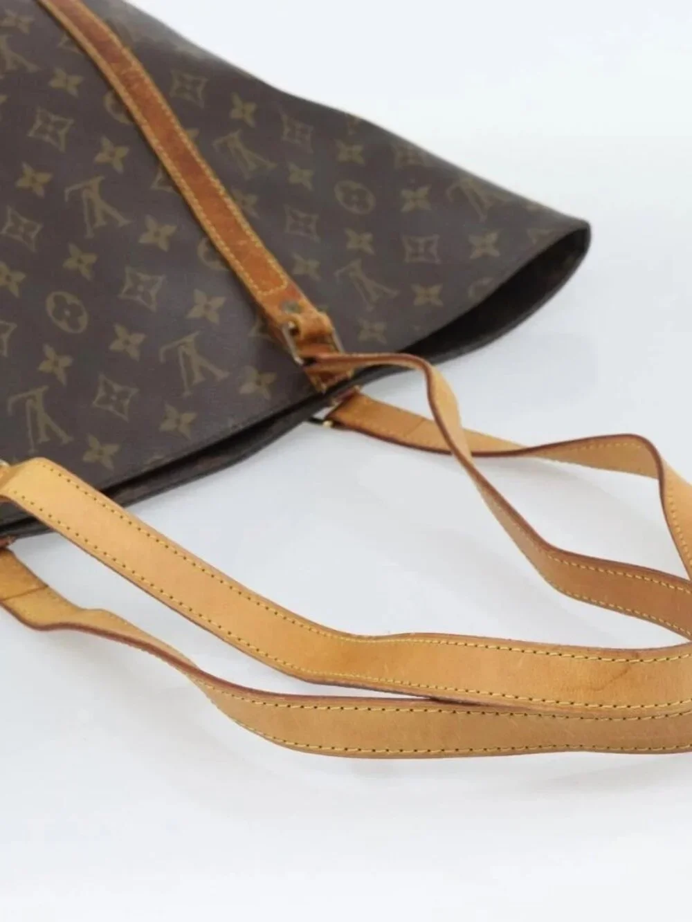 LOUIS VUITTON Monogram Sac Shopping Tote Bag M51108 LV Auth bs35832